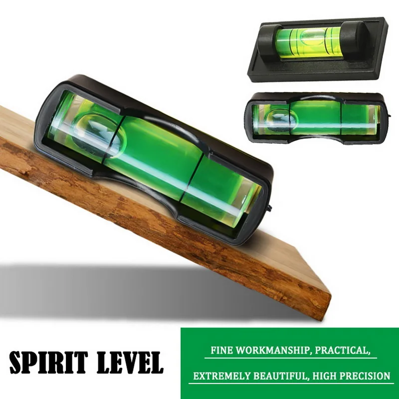 Мини измерительный инструмент Магнитный пузырьковый уровень магнит отверстие