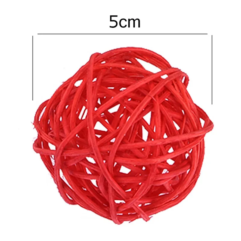 Клетка для домашних птиц аксессуары попугаев цветные игрушки из ротанга