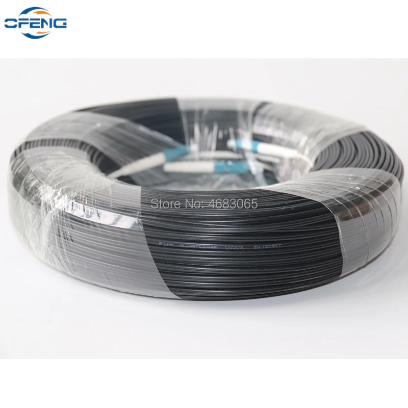 150 м Открытый FTTH LC UPC падение патч кабель G657A волоконно оптический корд