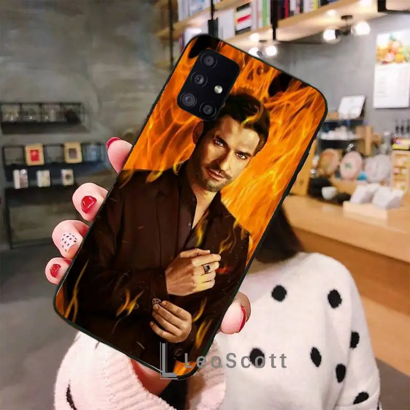 

TV Degenerate angel Lucifer Phone Case For Samsung galaxy S 7 8 9 10 20 edge A 6 10 20 30 50 51 70 note 10 plus