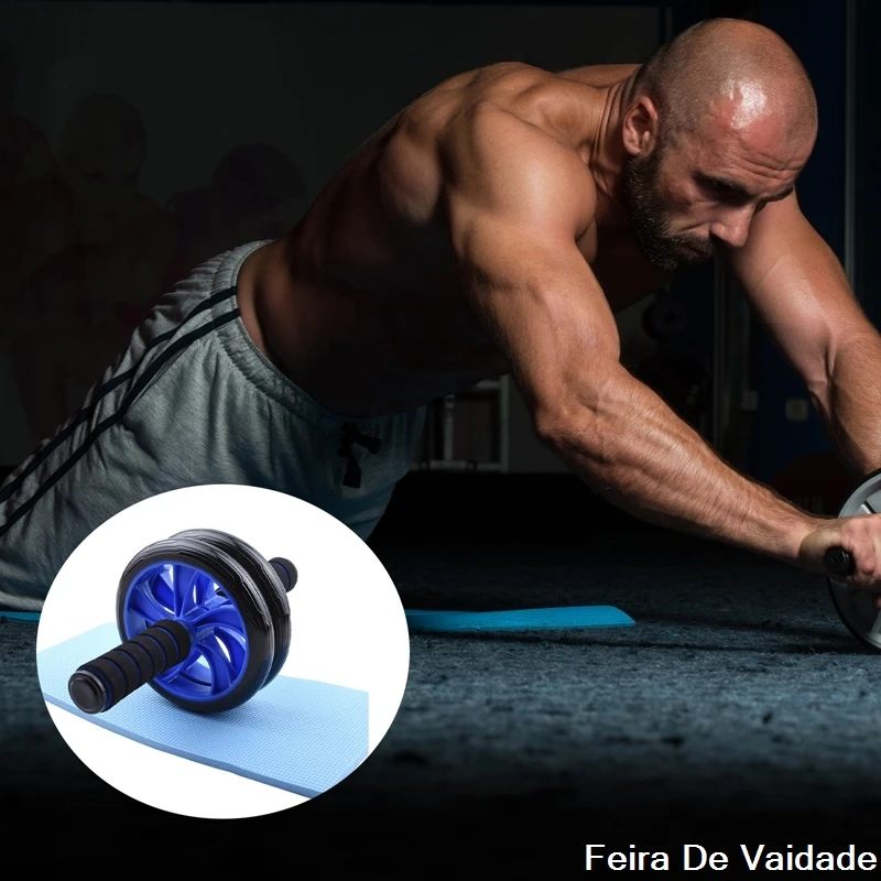 

Fitness Equipment 7-piece Set Blue Home Skipping Rope Push-up Double-wheeled Abdominal Wheel Combination