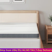 8cm10cm thickness gel memory foam mattress topper with breathable bamboo cover pressure relief foam bed mattress pad all size