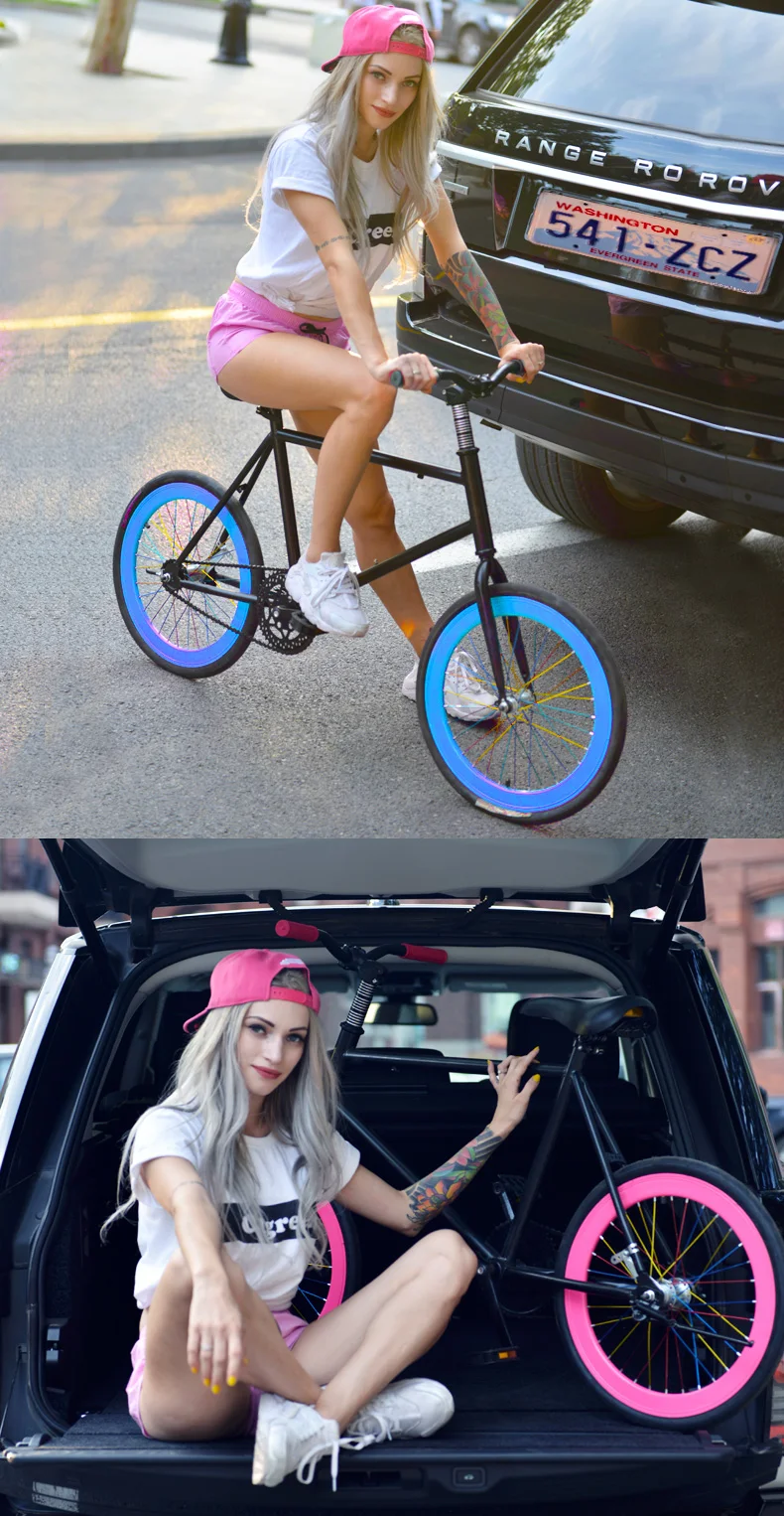 X-Front бренд углеродистая сталь 20 дюймов колеса задние педали тормоза fiets fixie женский дорожный велосипед фиксированная передача детский велосипед