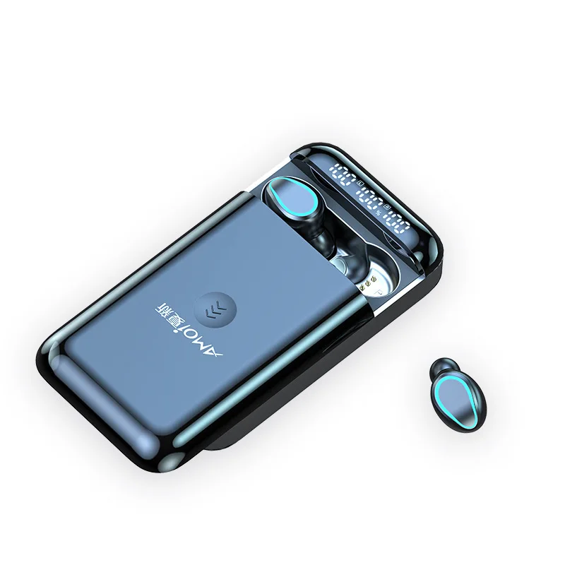 

TWS Bluetooth 5.1 In Ear Earphone with Charging Power Bank Cabin LED Battery Display Touch Portable Wireless Mini Earbuds