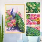 Набор для алмазной живописи, 5D, павлин, вышивка в горошек