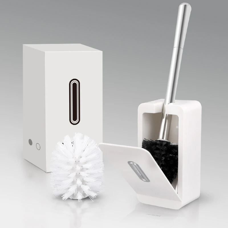 Силиконовая щетка для унитаза мягкая щетина настенный держатель туалетной щетки