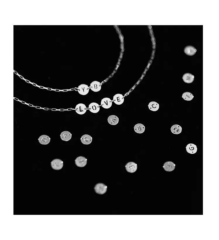 

New Style Custom Stainless Steel Bracelet Popular Fashion 26 Letter Custom Name Light Luxury and Romance Birthday Gift