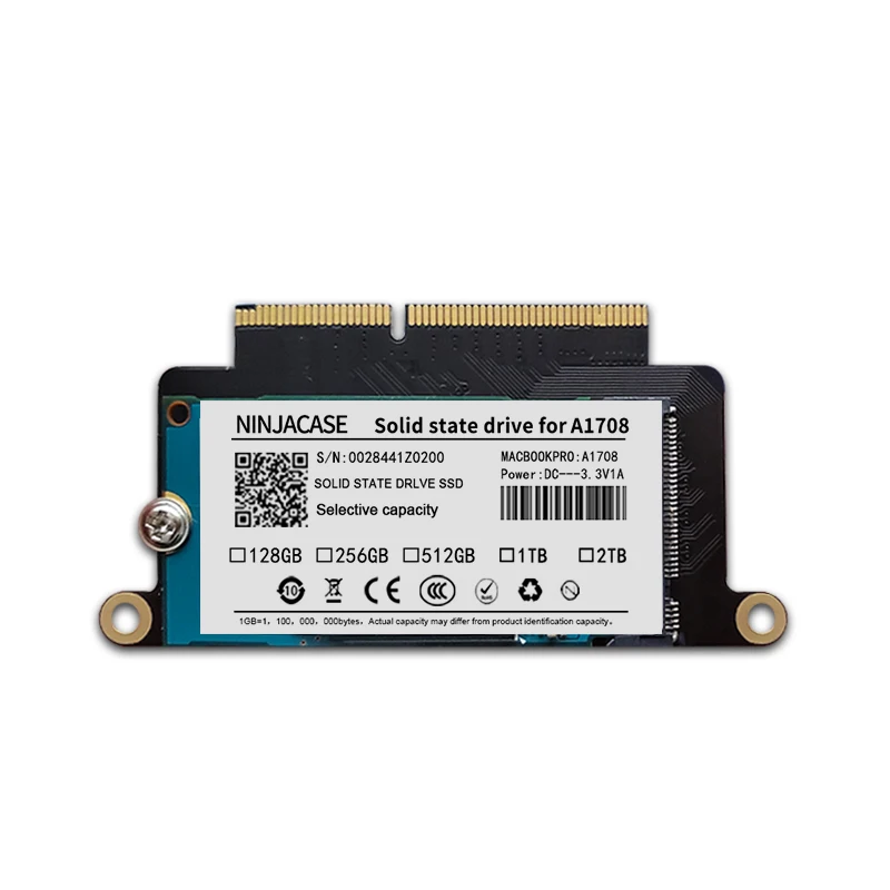 Новый твердотельный накопитель 128 ГБ 256 512 ТБ SSD для Macbook Pro Retina 13 3 дюйма 2016 2017 года