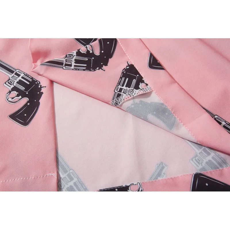 Женская розовая пляжная Мужская рубашка навыпуск с ярким рисунком мужские