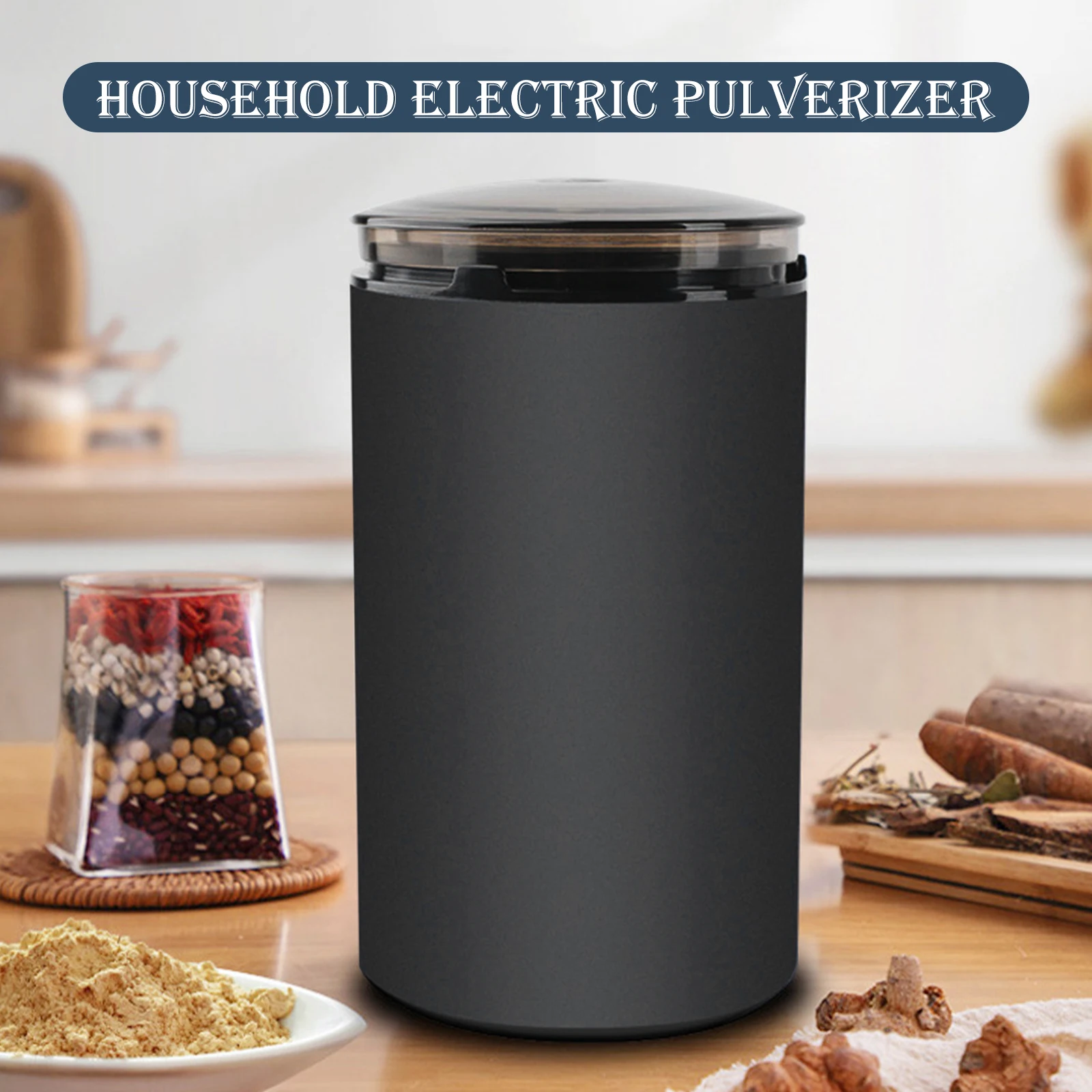 

150W Mini Electric Coffee Grinder With Stainless Steel Blade Coffee Machine Professional Home Use Mill Machine Kitchen Tools