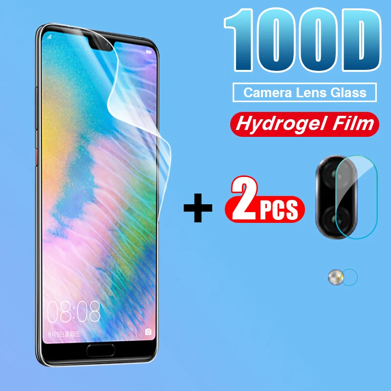 100D полное покрытие Гидрогелевая пленка для huawei P30 P20 Lite Pro mate 30 20 защита переднего