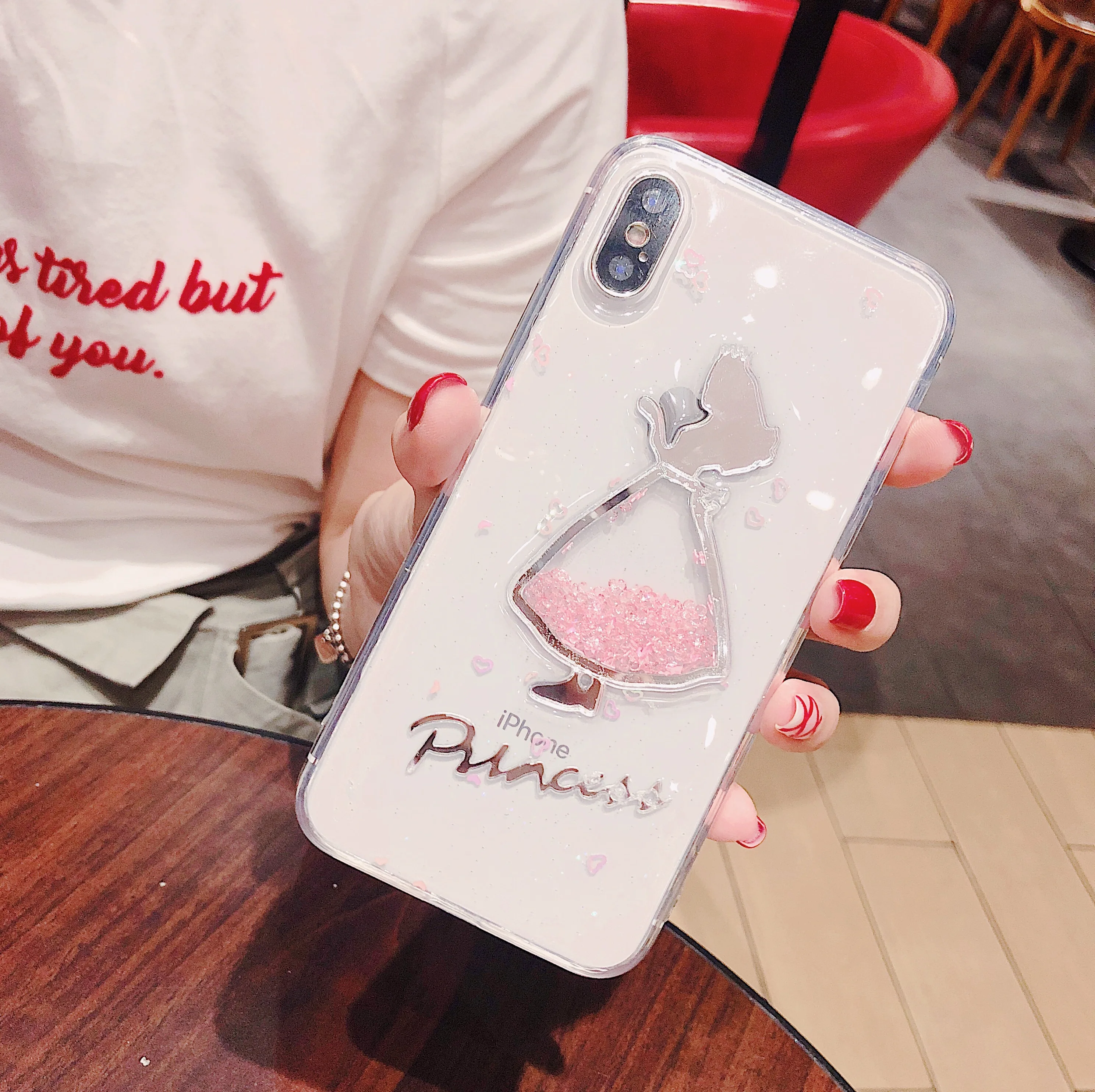 Cute 3D Cartoon Girl Phone Case for iPhone 11 Pro Max Drop-proof dust XR XS X 6 7 8 S Plus FUNDA |