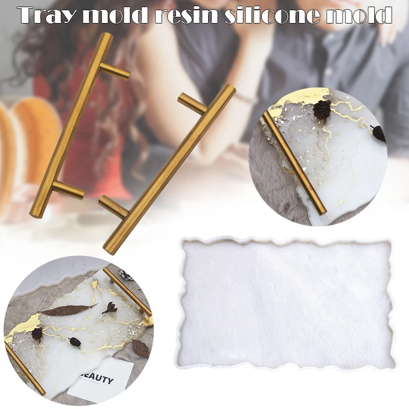Большой Силиконовый поднос для художника Необычные подставки из эпоксидной