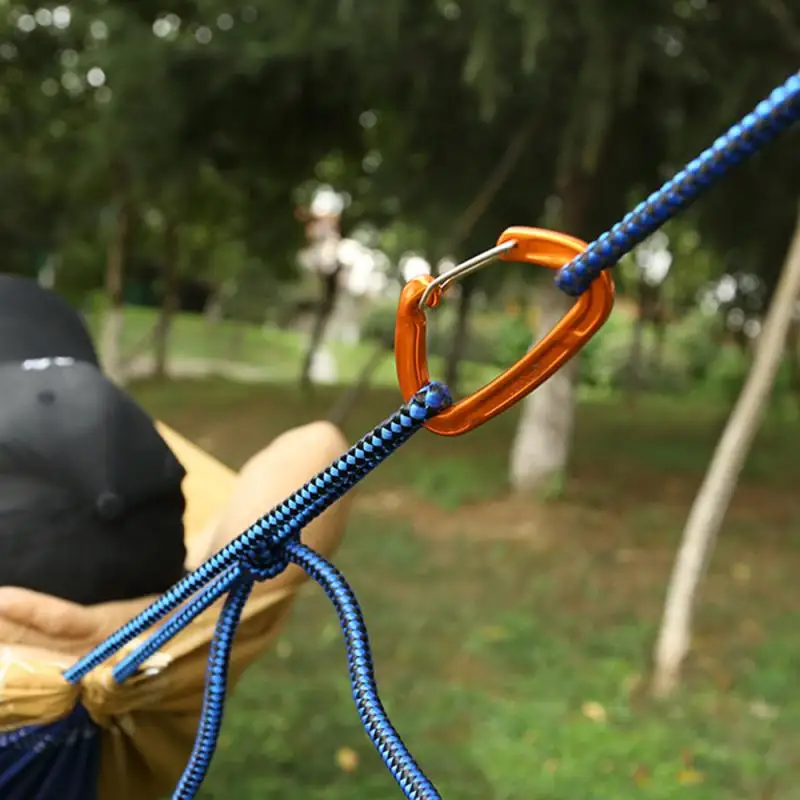 

High Strength 7075 Aluminium Alloy climbing fastenings hammock safety fastenings Keychain outdoor camping fishing snap lock clip