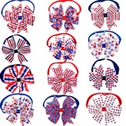 Галстук-бабочка для собак, красный, белый, синий, 30 шт.