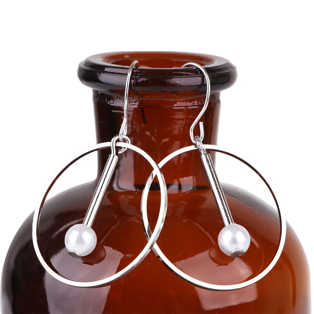 Корейские минималистичные шикарные стильные серьги металлические изогнутые