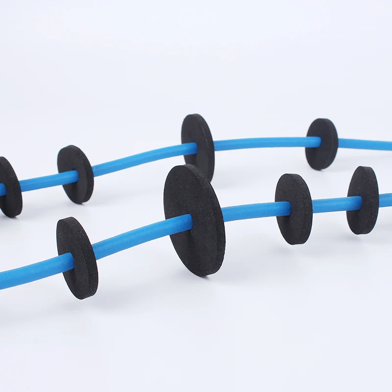 

YD&YDBZ Strange Long Necklaces For Women Current Blue Rubber Rope Chain Necklace Handmade Goth Clothes Party Jewelry Accessories