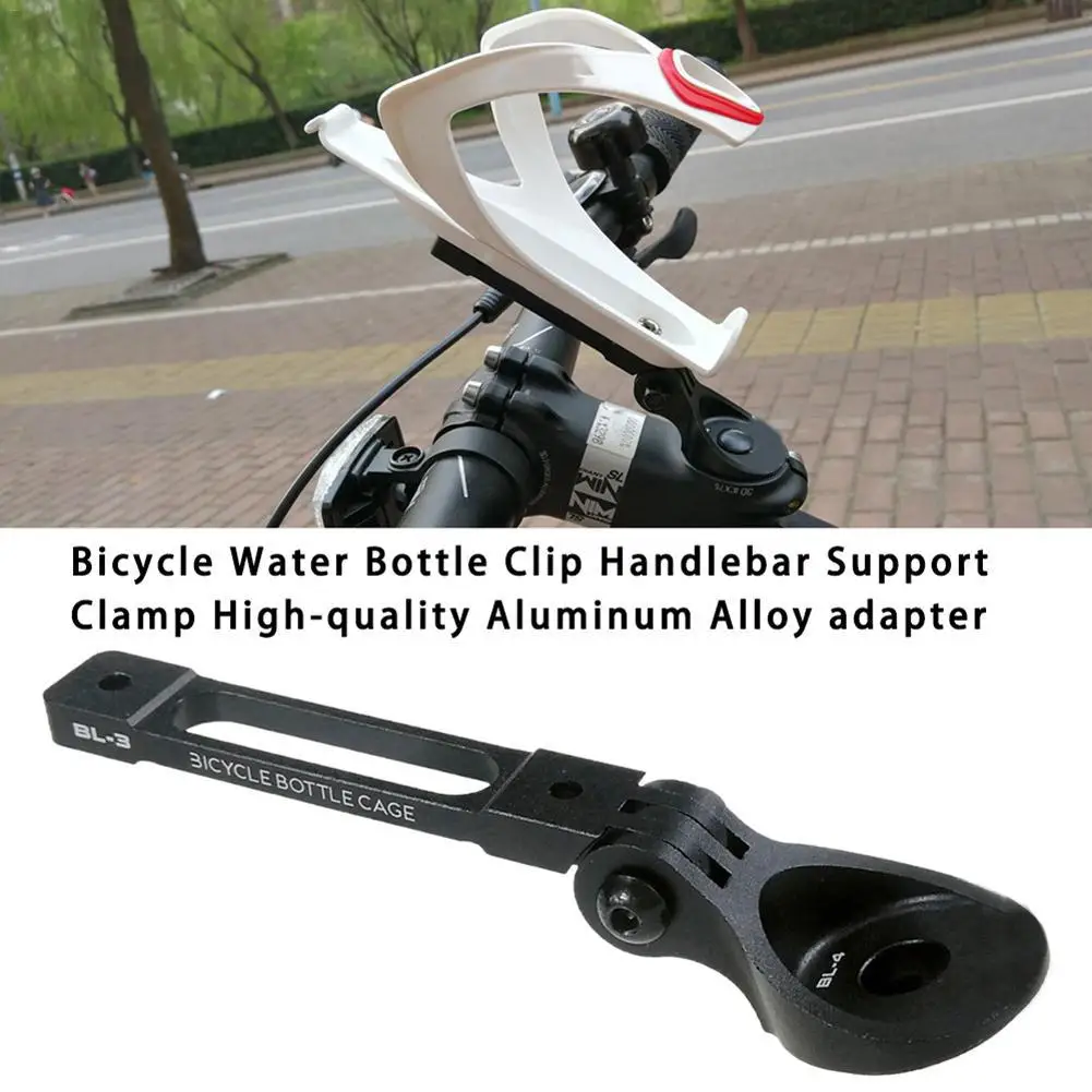 

Aluminum Alloy Bicycle Bike Handlebar Water Bottle Cage Holder Adapter Clamp