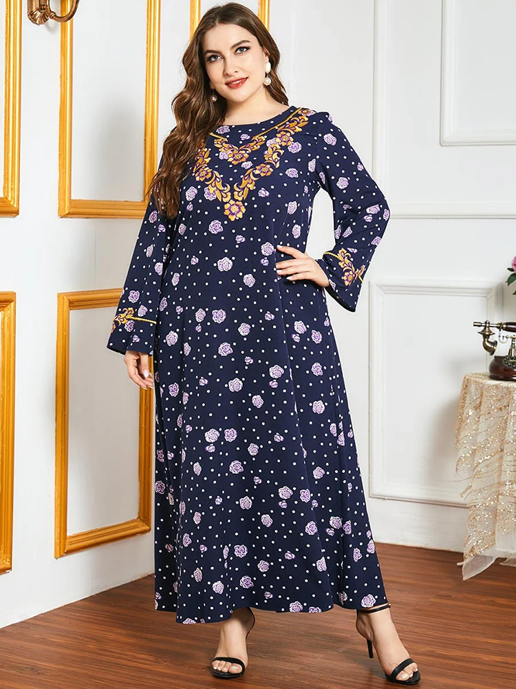 Женское платье-кафтан с вышивкой vestidos размера плюс платье в богемном стиле лето