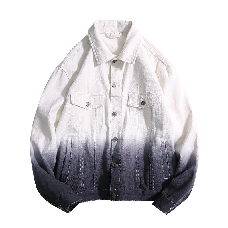 Весенне-осенняя мужская верхняя одежда новая куртка на молнии градиентного