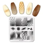 Пластиковые пластины для стемпинга ногтей, инструменты из нержавеющей стали, трафарет для дизайна ногтей, инструменты для DIY