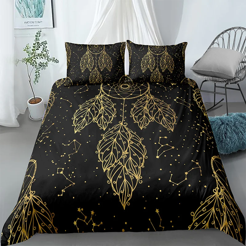 

Dream-catcher Boho Bedding Set Dreamland Duvet Cover And Pillowcase Queen King Size Bed Sets