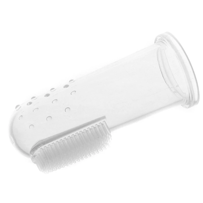 Cepillo de dientes de silicona suave para beb&eacute; reci&eacute;n nacido, cepillos de dientes de seguridad para beb&eacute;, Biter con herramientas de limpieza de dientes suaves para beb&eacute;-0