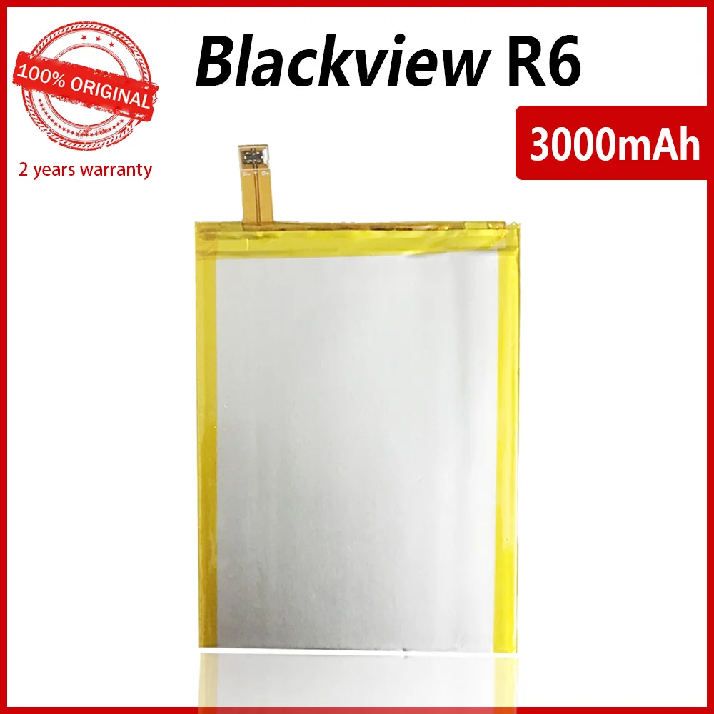 100% Оригинальный аккумулятор R6 3000 мА · ч дл Blackview R 6 высококачественные