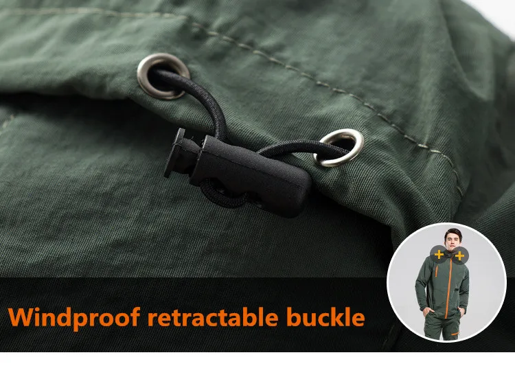 

Spring Summer Hoodie Jackets Mens Quick Dry Hiking Jackets Waterproof Sun-Protective Outdoor Sports Coats Light Windbreaker Male