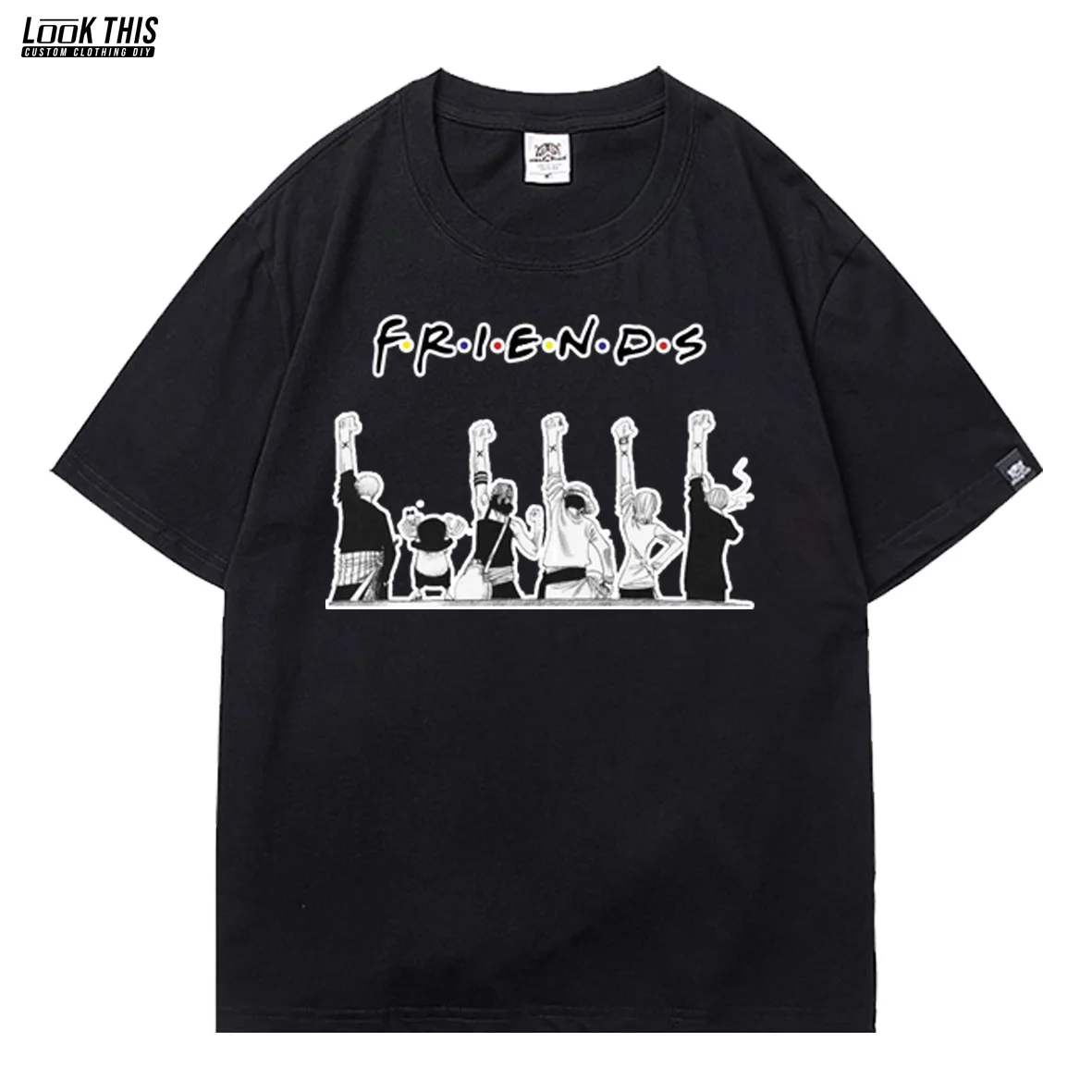 

High Street Tees ONE PIECE Anime Women's T-shirt Summer 2021 Cool Manga Harajuku Streetwear Tops Girl Female Loose Short Sleeve