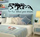 Мультфильм Chase вашей мечты лошадей звезды Настенная Наклейка с животным Единорог зоопарк автомобиль наклейки на стены Спальня детской комнаты виниловые обои Декор