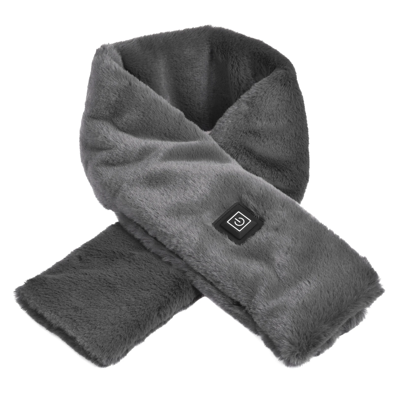 

Winter Warm Scarf Heated Scarf USB Women Men Heating Scarf Couple Scarf Neckerchief Plush Collar Scarves