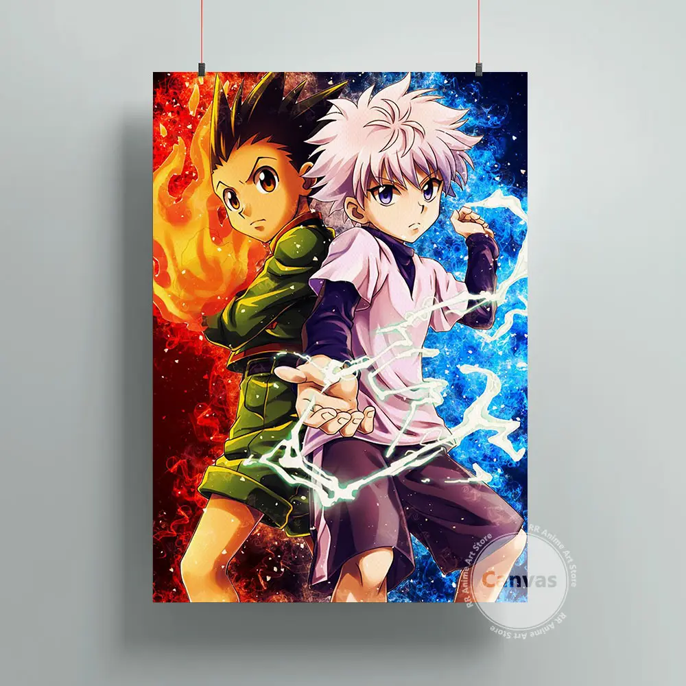 

Canvas Anime HUNTER x HUNTER Pictures Home Manga Decoration Paintings Poster HD Prints Wall Art Modular Living Room