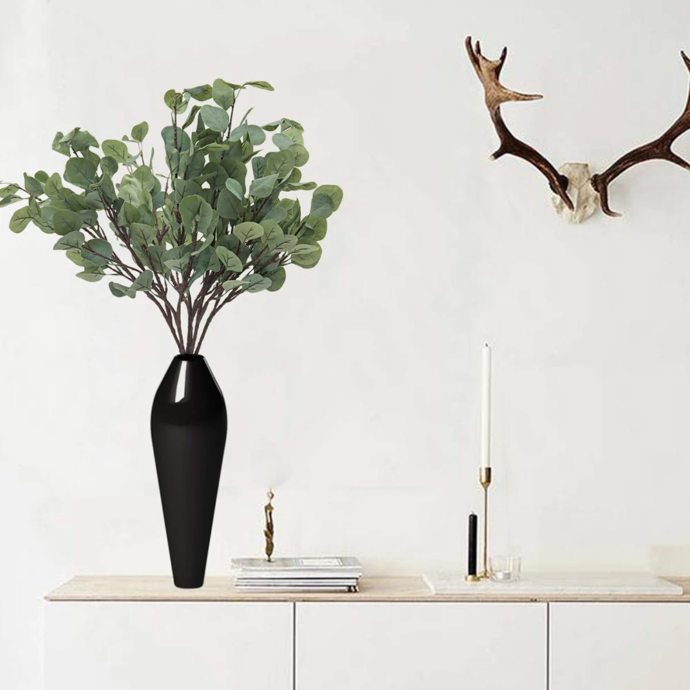 Искусственные листья в стиле ретро зеленые шелковые ветки эвкалипта для