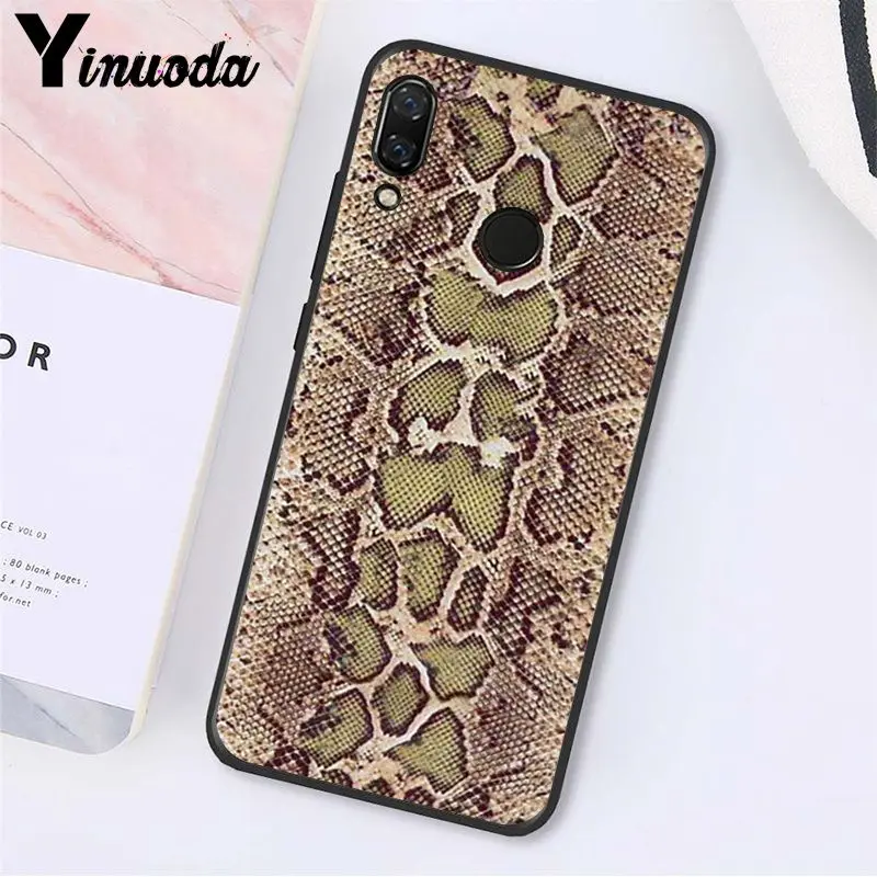 A15 Yinuoda змеиная кожа чехол для телефона для Xiaomi Redmi8 4X 6A S2 Go Redmi 5 5Plus Note8 Note5 7 Note8Pro - Цвет: A15