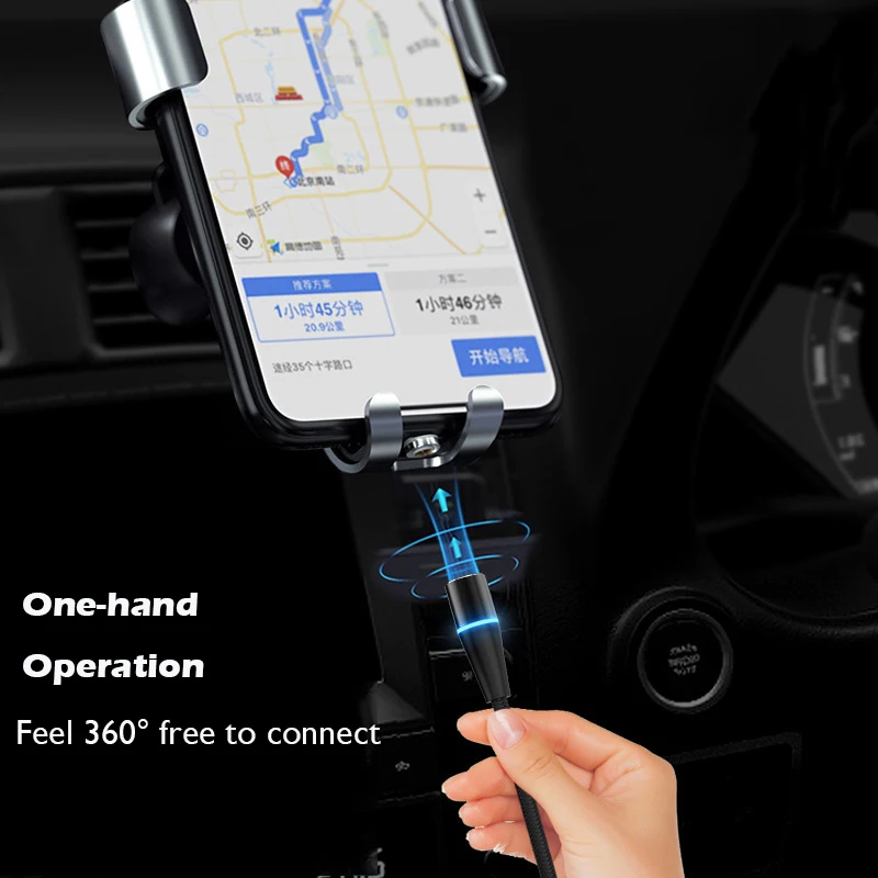 Магнитный USB кабель 3A для быстрой зарядки Micro Type C мобильный телефон передачи