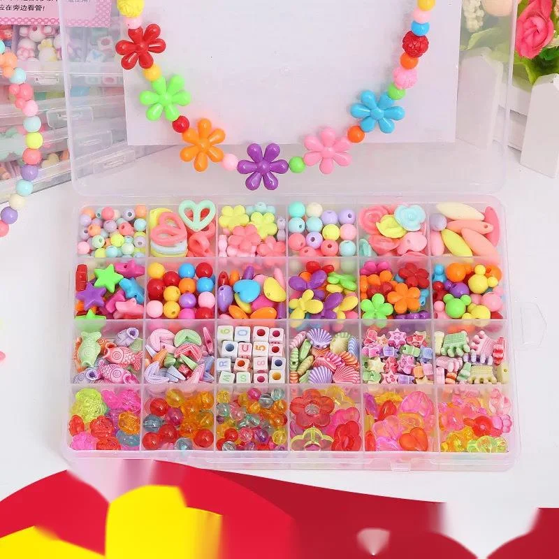 Красочные DIY игрушки браслет для девочек изготовления ювелирных изделий Набор