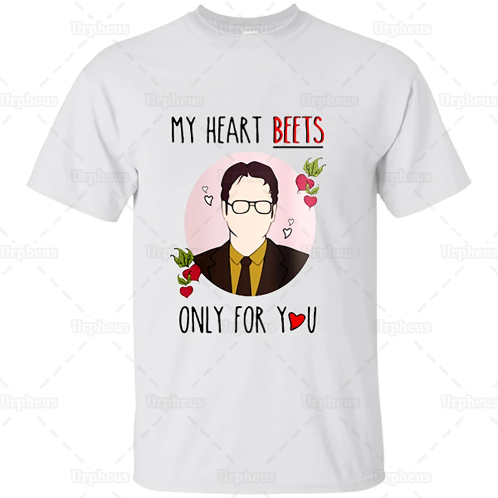 Женская летняя рубашка с коротким рукавом и надписью My Heart Beets | одежда