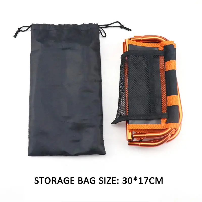 

Ultralight Aviation Aluminum Outdoor Folding Stool Mini Camping Chair Fishing Picnic BBQ Seat+Bag