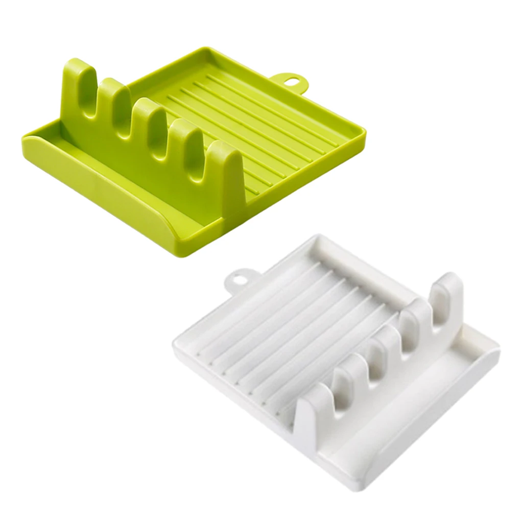 

Multifunctional Spatula Holder Put The Spatula Rack Chopsticks Spoon Pad Kitchen Gadgets Tools Holder