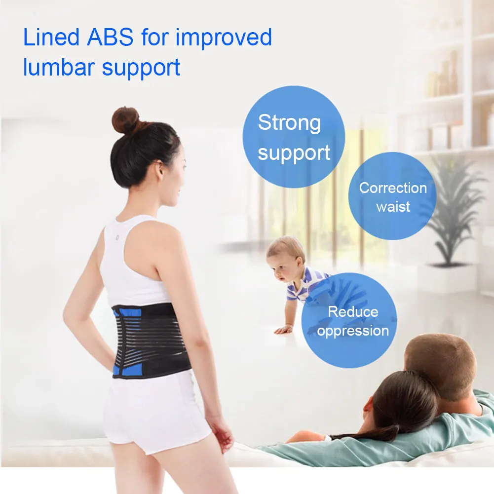 

Неопреновый двойной Тяговый Поясничный пояс для поддержки нижней части спины бандаж для облегчения боли для фитнеса Health99