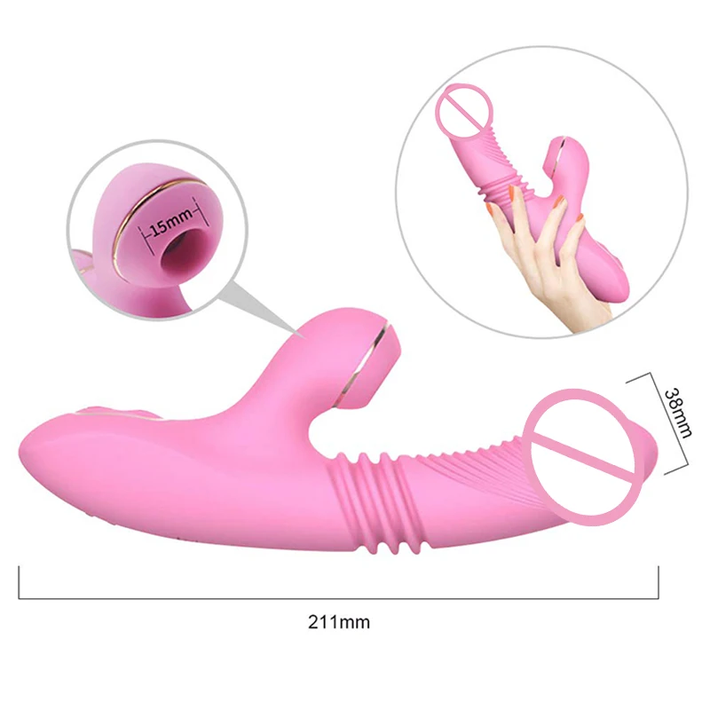 Автоматические телескопические сосающие Вибраторы Tibe согревающие женские