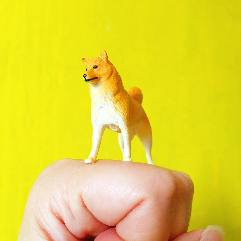 Желтый собака/сказочный садовый гном/террариум с мхом