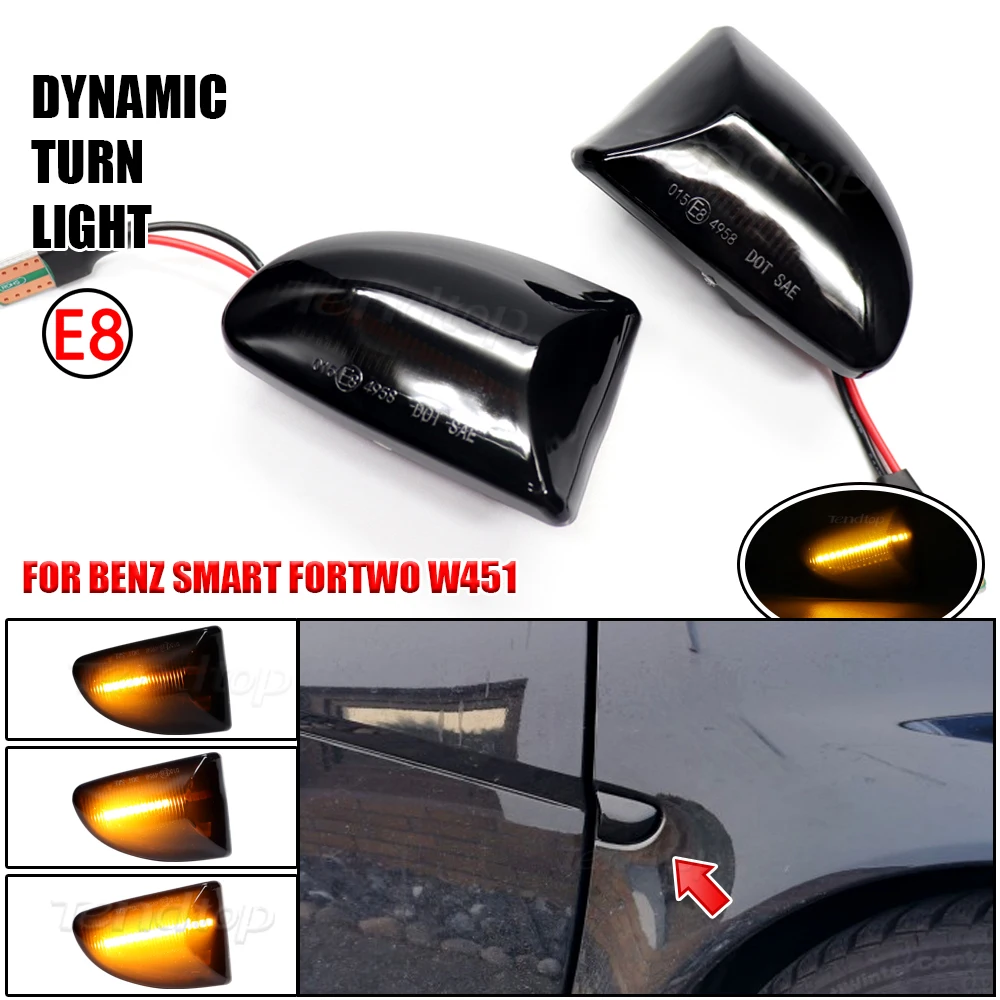 12 В автомобильный динамический светодиодный стример указатель поворота мигалка