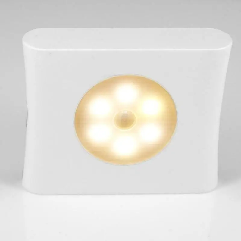 6 светодиодный светильник беспроводной PIR Авто Датчик Движения Инфракрасный