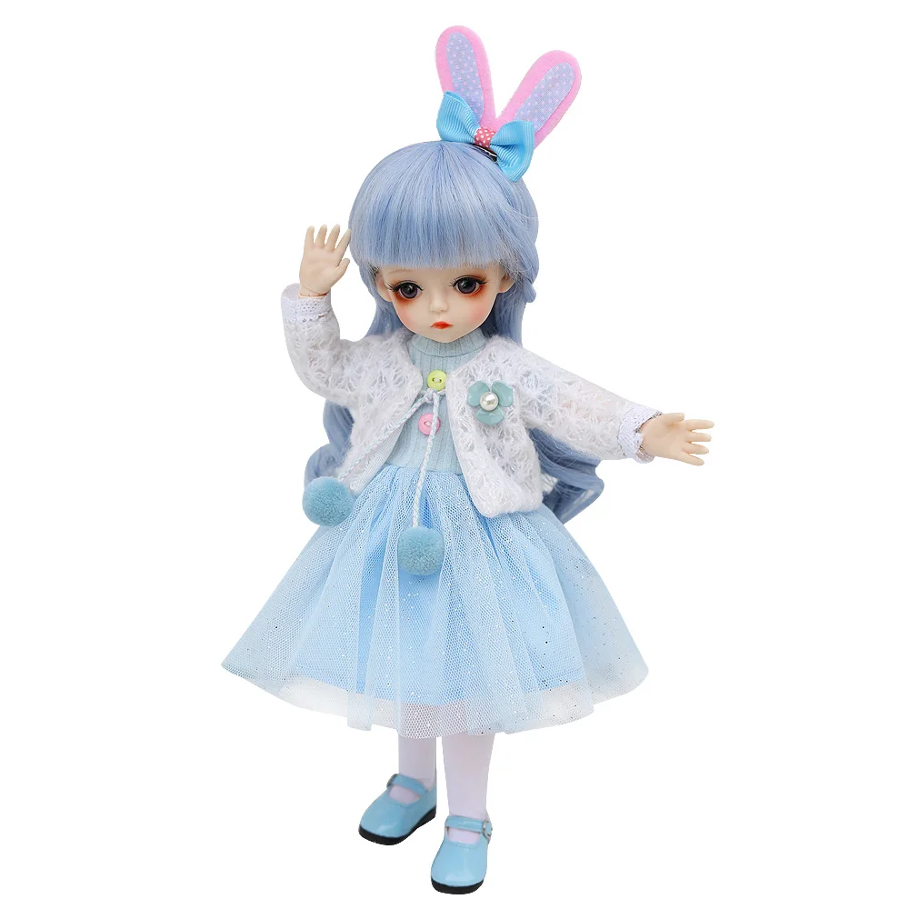 0001BV12016 Bjd кукла 30 см подарки для девочки 18 суставов кукла с одеждой DIY кукла лучшие подарки для девочки ручной работы игрушка косметика - Цвет: 0001BV12016
