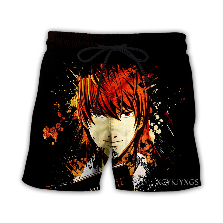 Xinchenyuan новые модные мужские/женские аниме Death Note 3D Печатные повседневные шорты