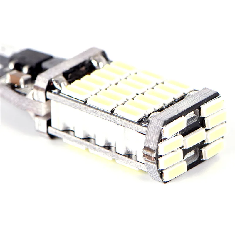1 шт. автомобильные светодиодсветильник лампы T15 W16W 45 SMD 4014 без ошибок 6000 К белый (Д