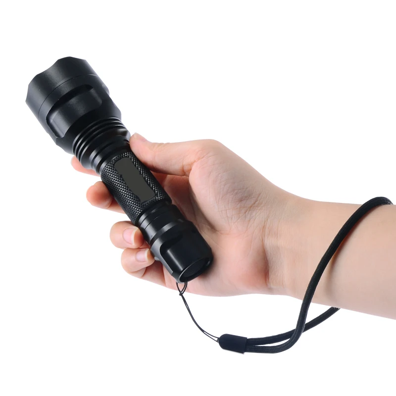 Светодиодный фонарик C8 cree T6 2000 лм 1 режим для кемпинга без аккумулятора 18650|flashlight