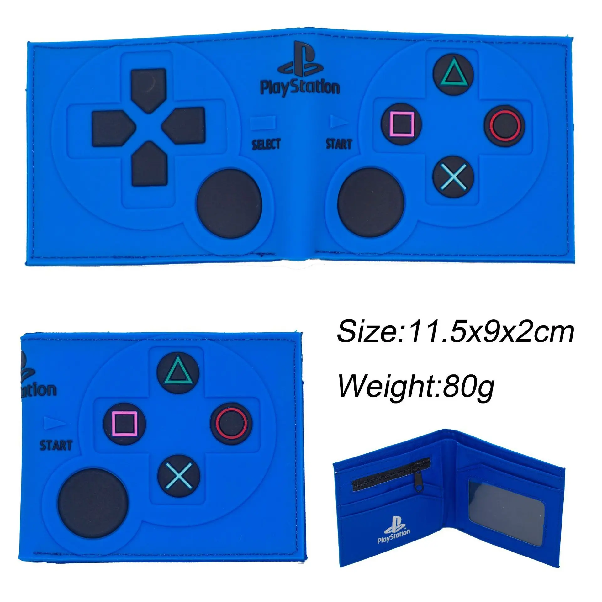 Кошелек "PlayStation" игра мультфильм аниме-кошелек на молнии монета Карманный держатель для карт для детей Мужчины Женщины подарок carteira Кожаные Кошельки - Цвет: N-9